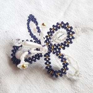 Custom Handmade Flowers Beads Hair Accessory